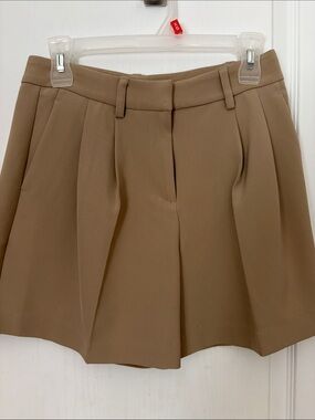 Joe Fresh High-Waist Pleated Khaki Short
